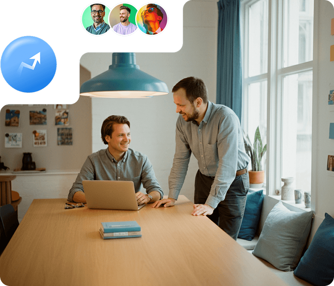 Team collaborating across industries